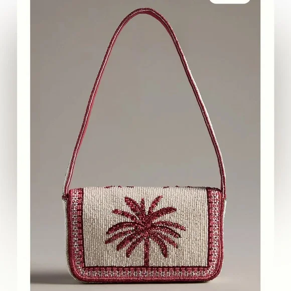 NWOT Maeve The Fiona Beaded Bag: Resort Edition - Picture 2 of 14